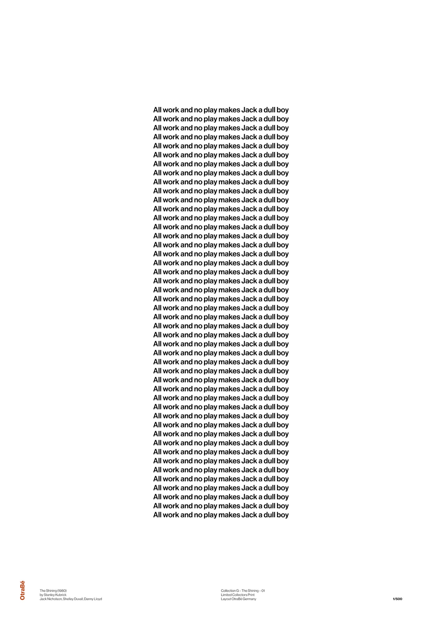 Collection G – The Shining – 01