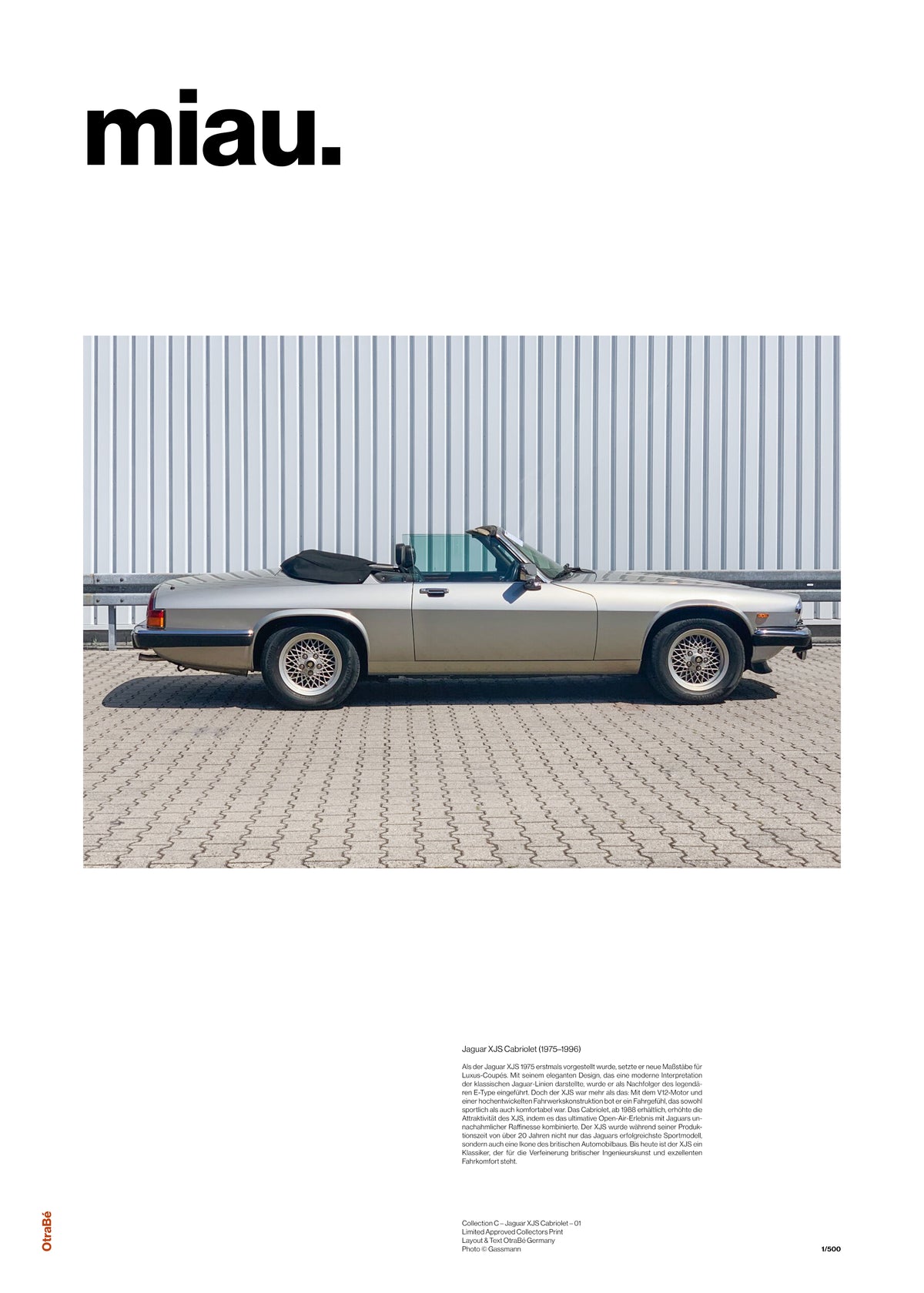 Collection C – Jaguar XJS Cabriolet – 01